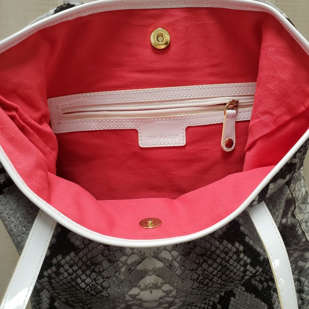 Ted Baker Python Shoulder Tote Bag Gym School Wor… - image 8